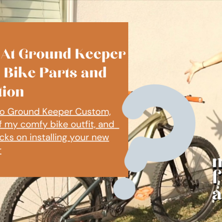 Ground Keeper Custom & Installation Of A Top Cap, Fender, Frame Protector & Water Bottle Cage