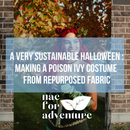 YouTube Video - A Very Sustainable Halloween : Making A Poison Ivy Costume From Repurposed Fabric