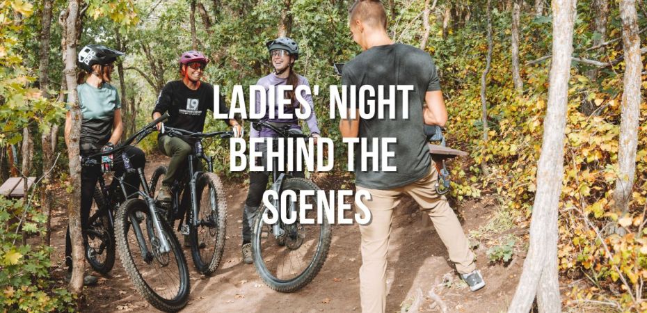 behind the scenes of a ladies' mountain bike short film