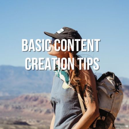 Basic Content creation tips youtube video